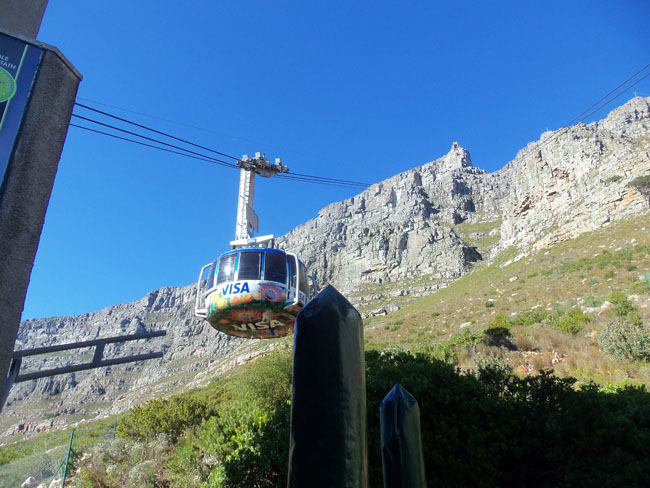 South Africa part 1- Cape Town Table Mountain cable car